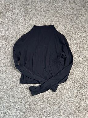 lululemon athletica Black Long Sleeve Mock Neck Top